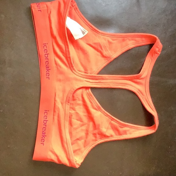 Icebreaker Merino Sprite Racerback Sports Bra Sz Medium - Picture 5 of 5
